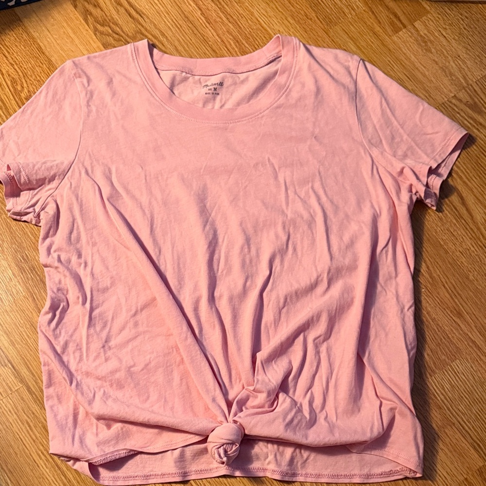 Madewell Light Pink Short Sleeve Tee